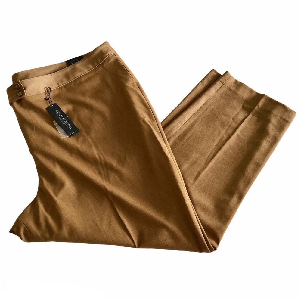 NEW Lane Bryant Smart Stretch Tan Pants Plus Size